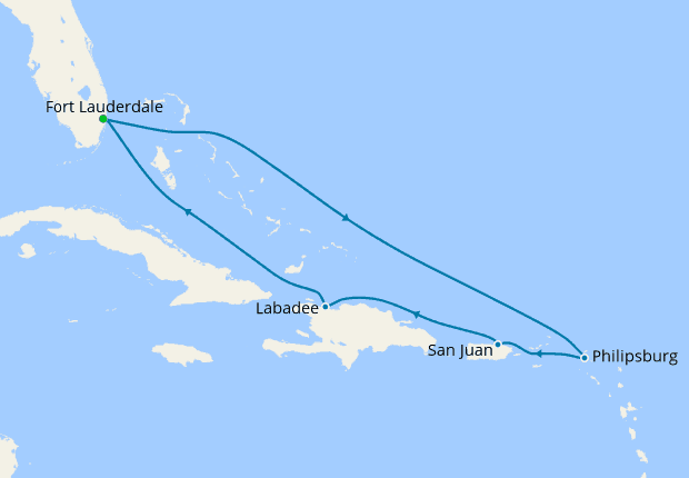 Caribe desde Miami con el Mejor Barco de Royal Caribbean y su Isla Privada en Navidad