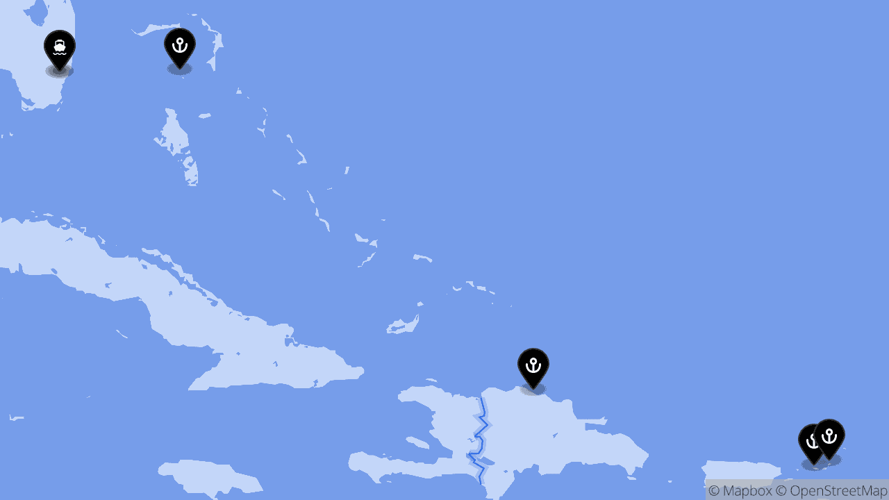 Caribe: Great Stirrup Cay & República Dominicana