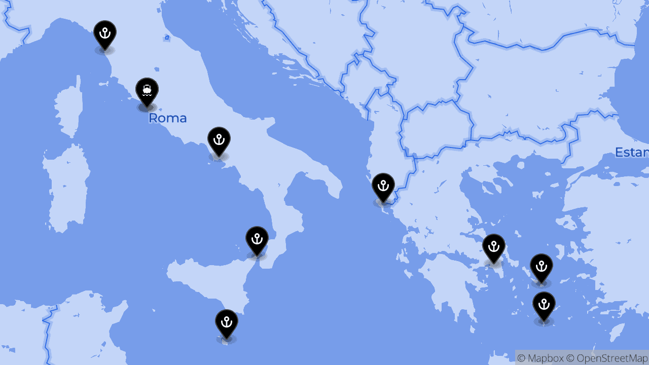Islas Griegas: Santorini, Atenas & Florencia desde Roma